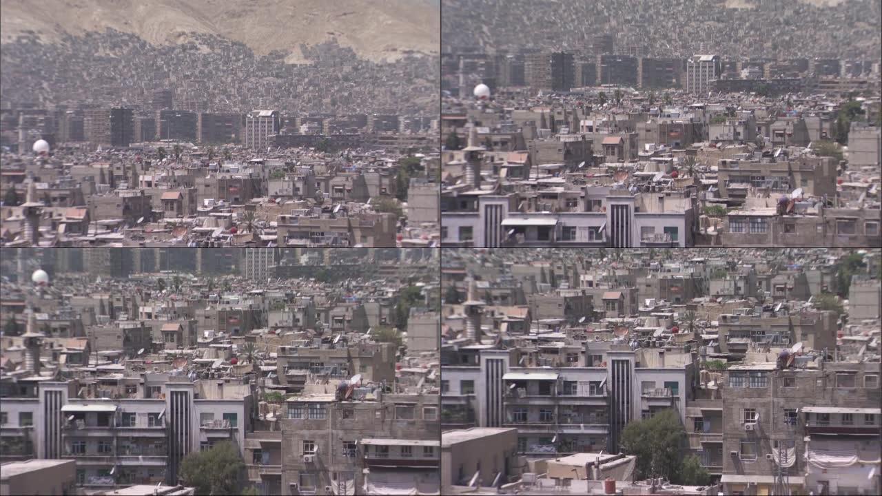 叙利亚内战前的大马士革和阿勒颇城的概貌。Aleppo-Damascus /叙利亚09/30/2015