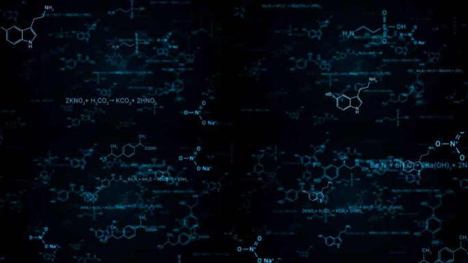 六边形，结构分子，3d渲染科学，技术和医学概念的摘要背景
