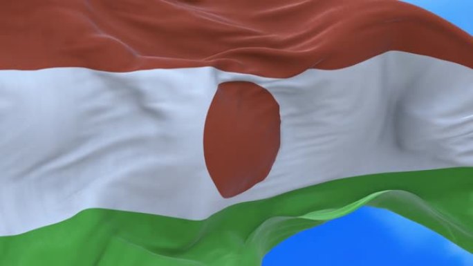 无缝环尼日尔旗。