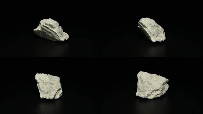海泡石纤维状的含水硅酸镁粘土矿物标本