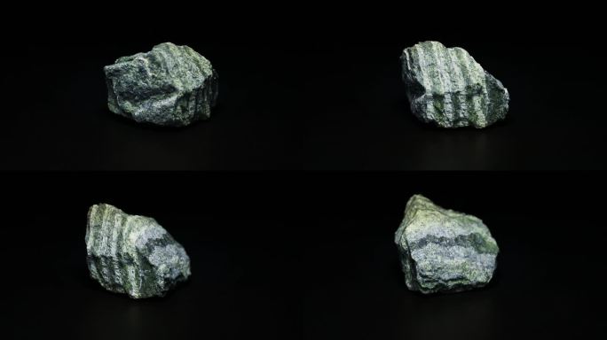 纤蛇纹石岩石标本