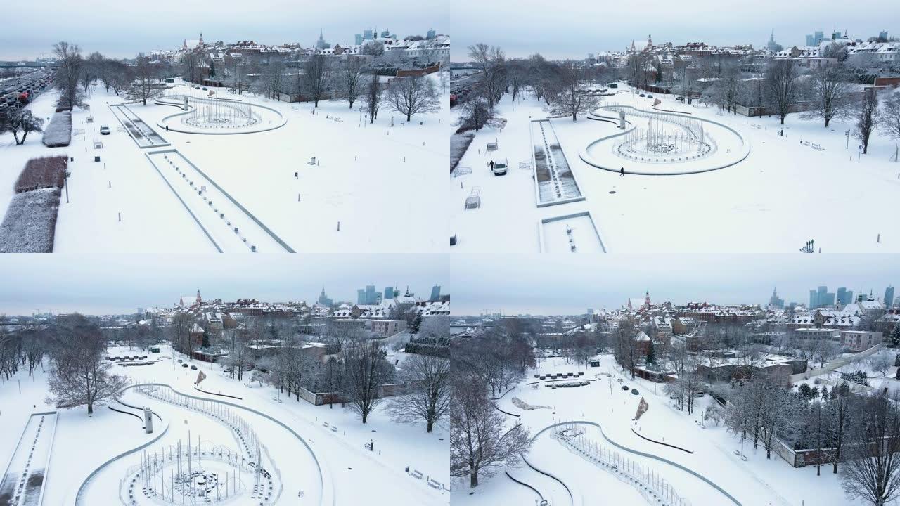 冬季的华沙