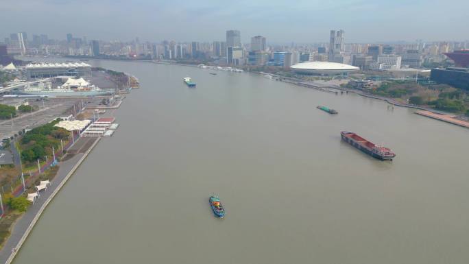 上海外滩黄浦江风景视频素材
