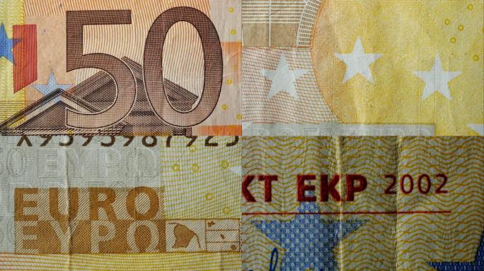 关闭50欧元钞票