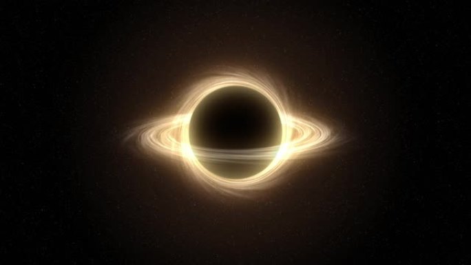 外层空间超大质量黑洞，黑洞的计算机图形模拟