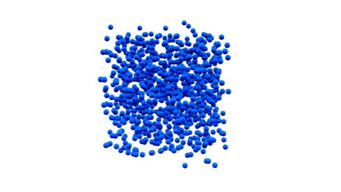 不同状态的物质-液体3d运动图。一套物质化学水，冰和水物质的插图。