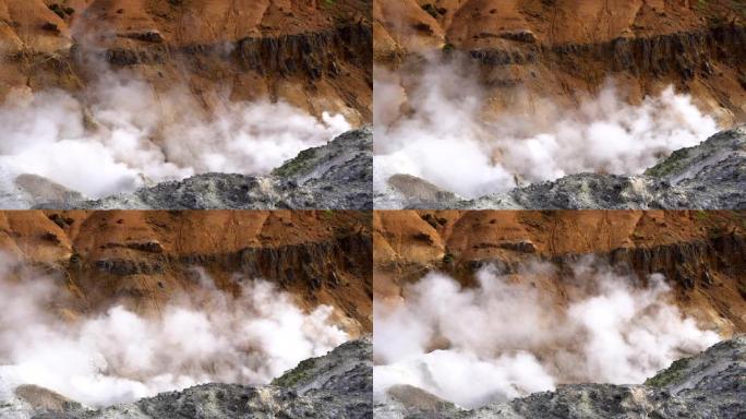 日本北海道著名登别温泉