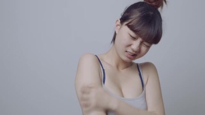 女人脖子疼，肩膀疼