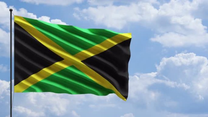 牙买加国旗中的风概念