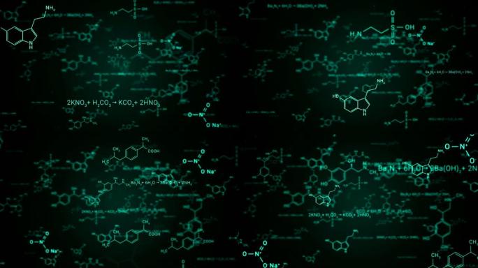 六边形，结构分子，3d渲染科学，技术和医学概念的摘要背景