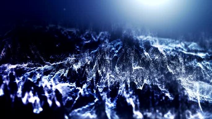 4k散焦粒子背景 (可循环)