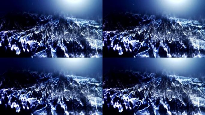 4k散焦粒子背景 (可循环)