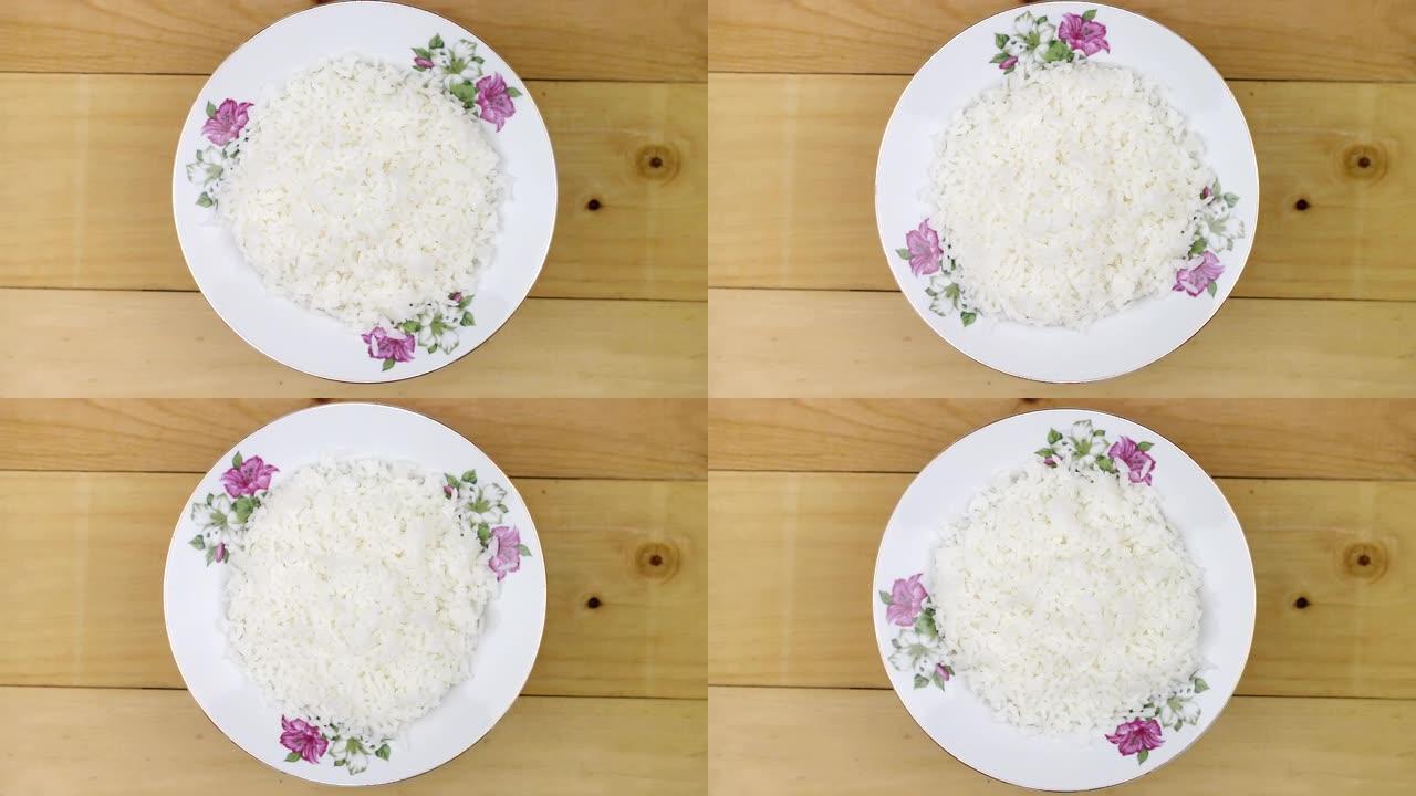 米饭。