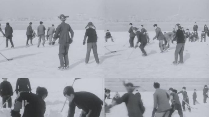 60年代 曲棍球比赛 体育运动