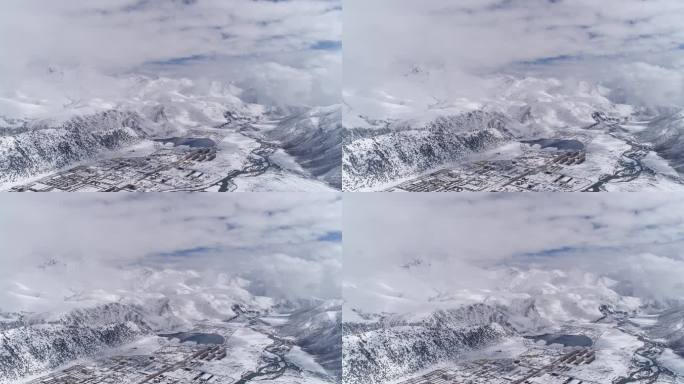 嘉黎县全景大雪