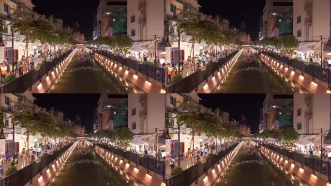 Klong Ong Ang Walking Street发生在泰国曼谷