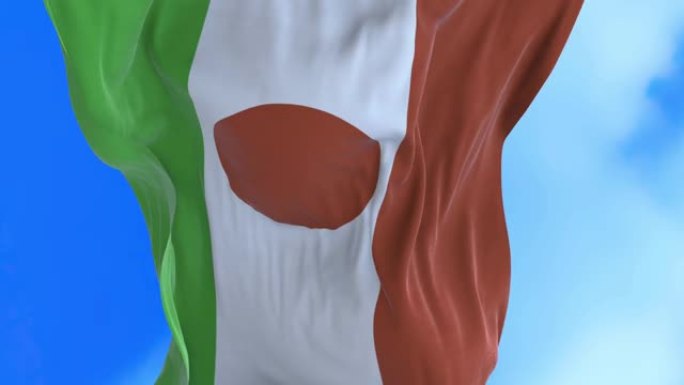 无缝环尼日尔旗。
