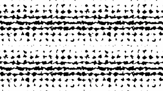 圆点图案动画。现代几何圆。循环动画。