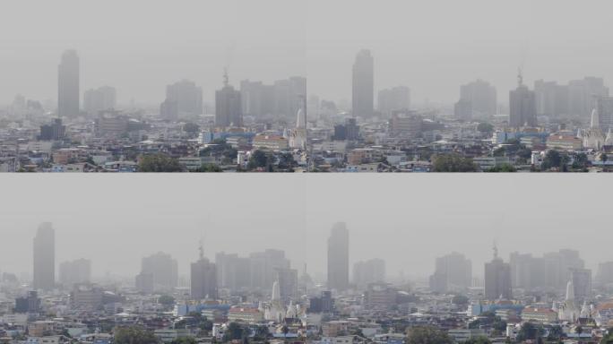 问题空气污染与PM 2.5灰尘，烟雾或雾霾的危险水平