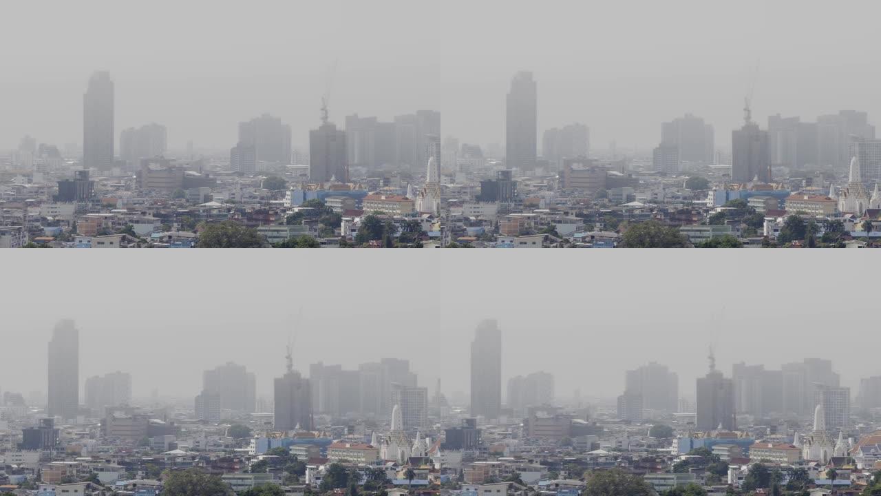 问题空气污染与PM 2.5灰尘，烟雾或雾霾的危险水平