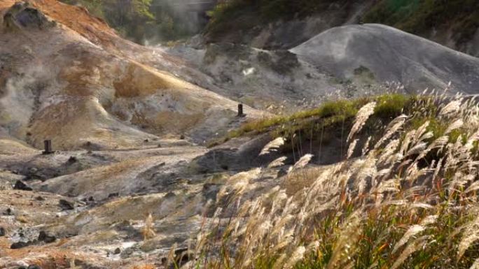 日本北海道著名登别温泉