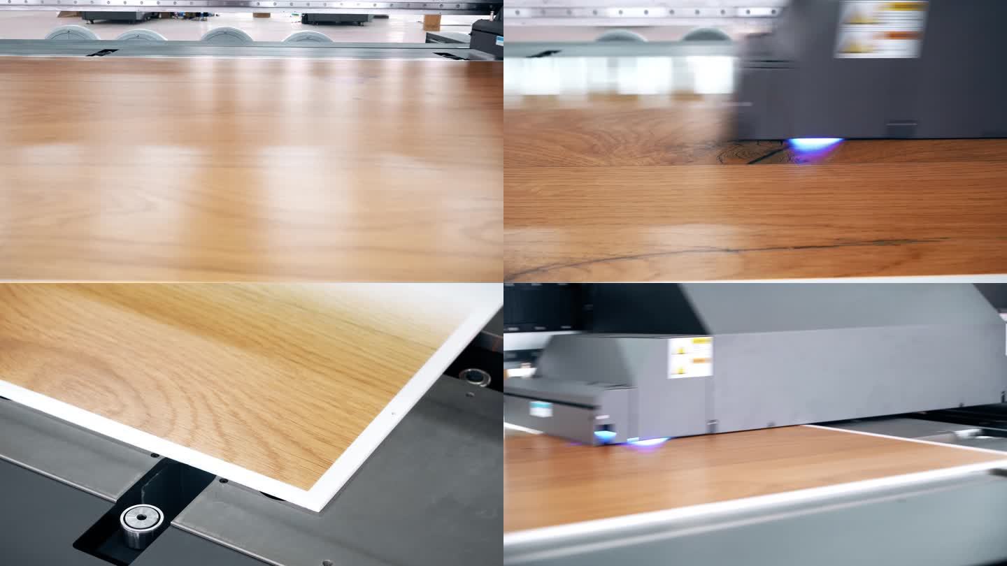 UV板材印刷近景