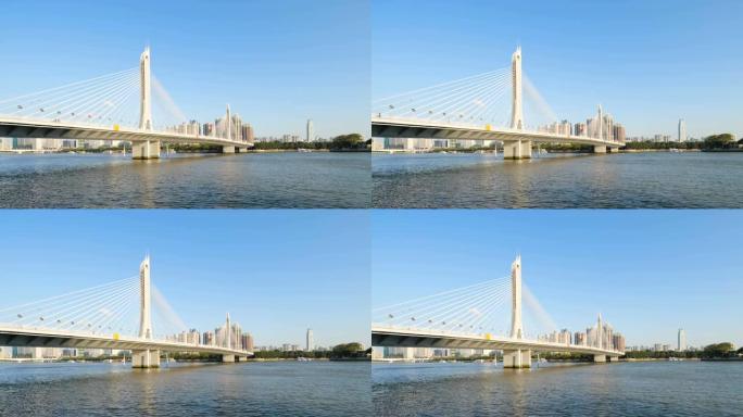 白天的海印桥桥梁高架桥跨江大桥