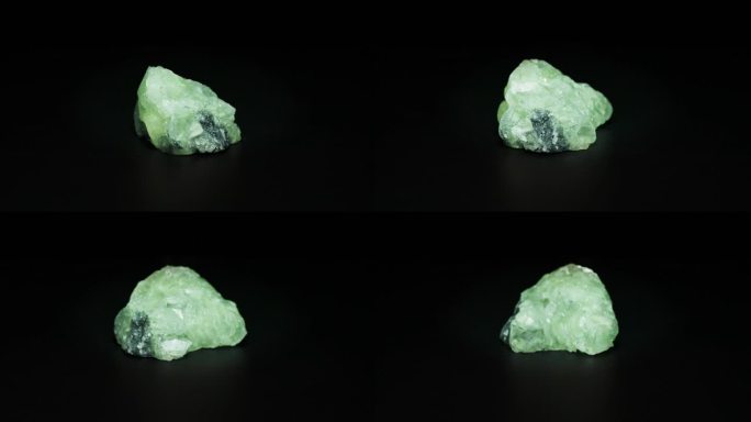 绿色方解石碳酸钙矿物玉石