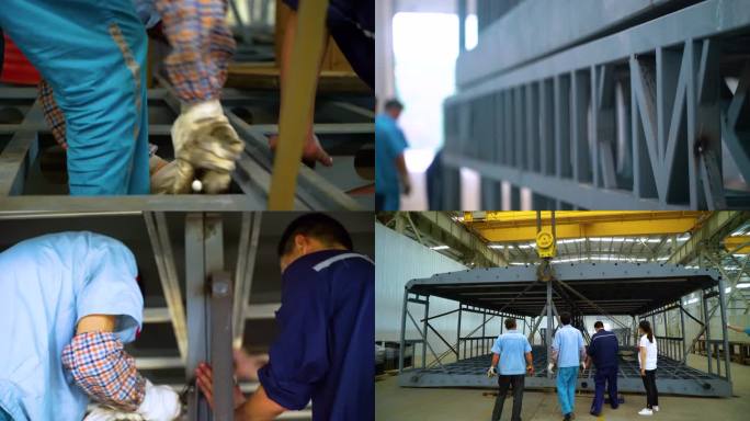 工厂工人 大型设备 工厂员工