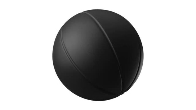 白色背景上的黑色篮球球。