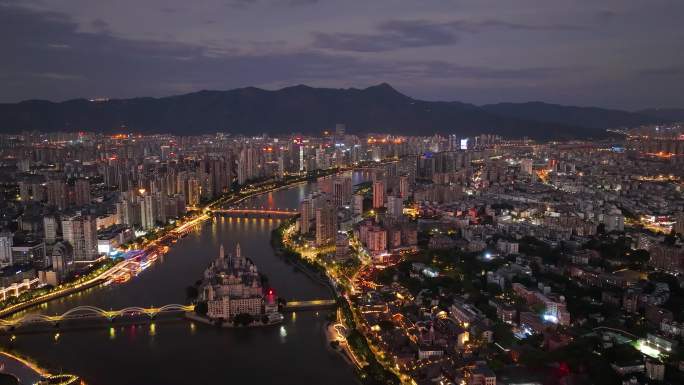 中洲岛夜景