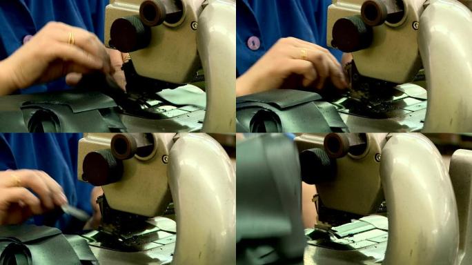 鞋厂输送机缝纫工作和童鞋切割机和铸造鞋底