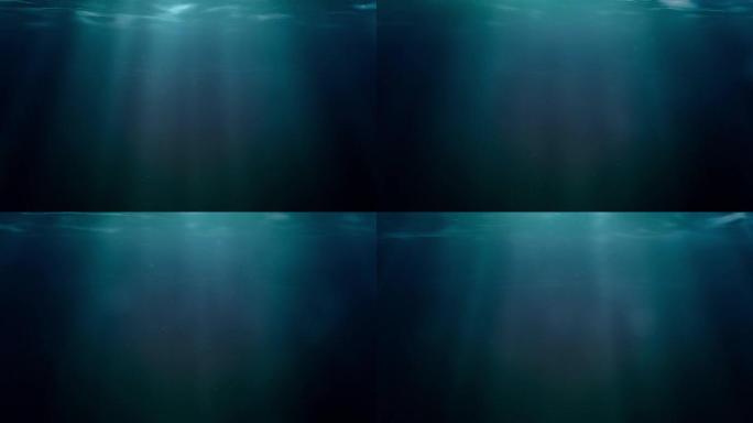低透视环形水下深渊背景板