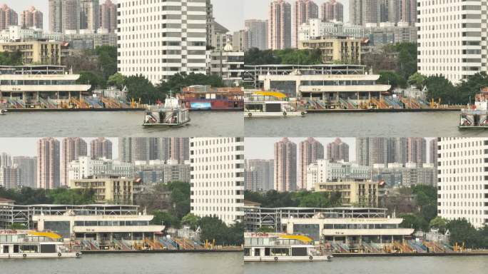 广州沙面码头全貌