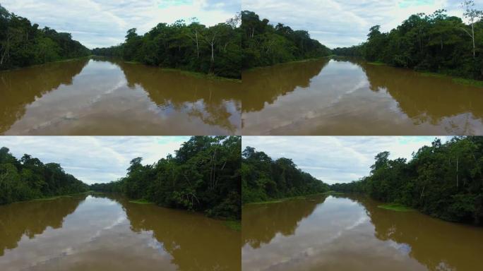 亚马逊河的鸟瞰图