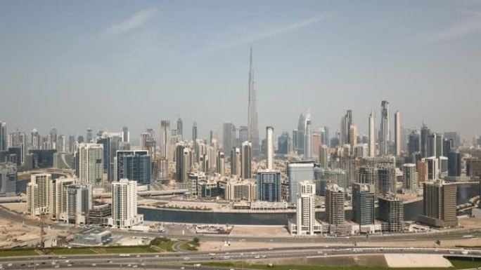 迪拜的摩天大楼视频素材