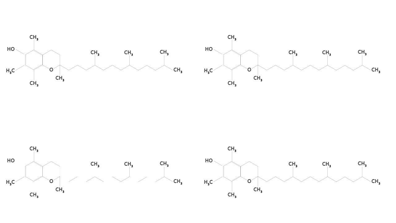维生素e的动画分子结构