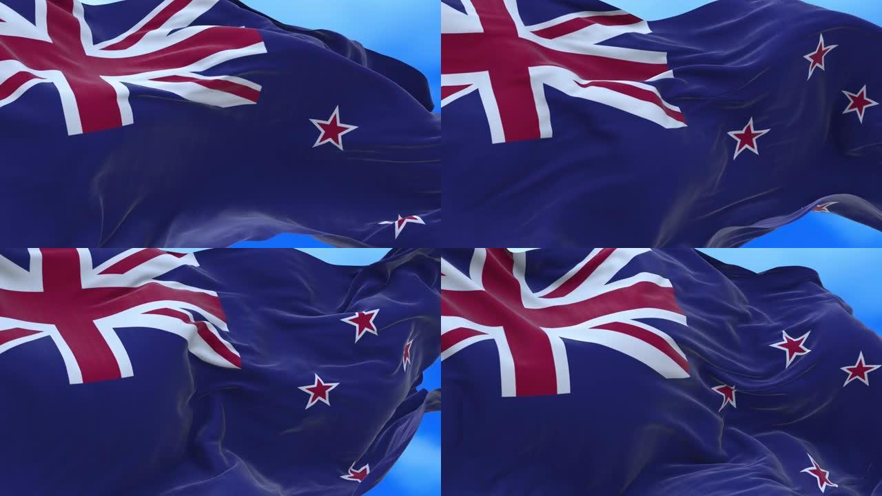 无缝环新西兰国旗。