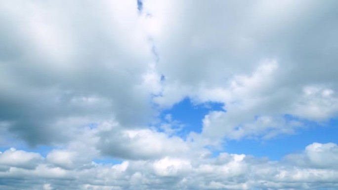 晴空的延时云卷云舒空镜头唯美云朵