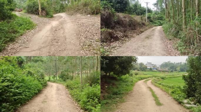 山路弯延 山路弯弯 山村小道 越野山路