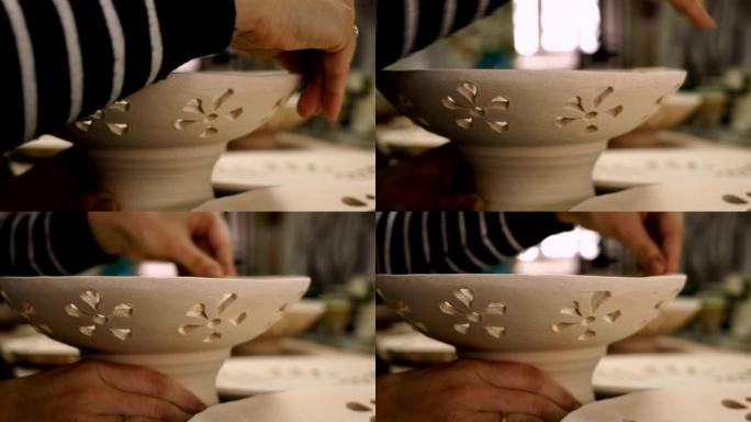 手工制作的壶-创意造型粘土