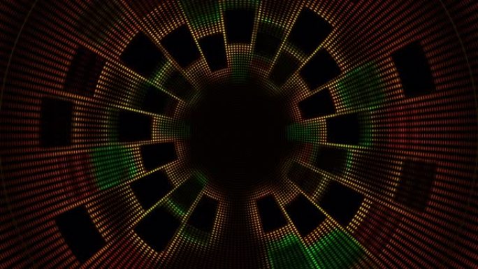 抽象发光点隧道超前设计流动斑点