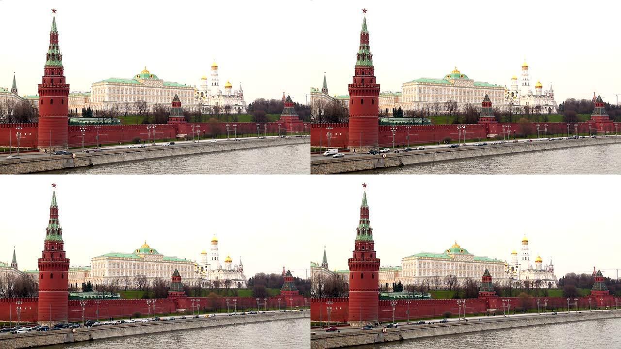 莫斯科克里姆林宫的景色