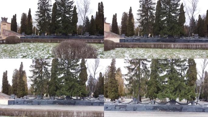 希尔的荣耀。利沃夫,乌克兰。纪念在1914年- 1915年死于加利西亚的士兵和参加1944年解放利沃