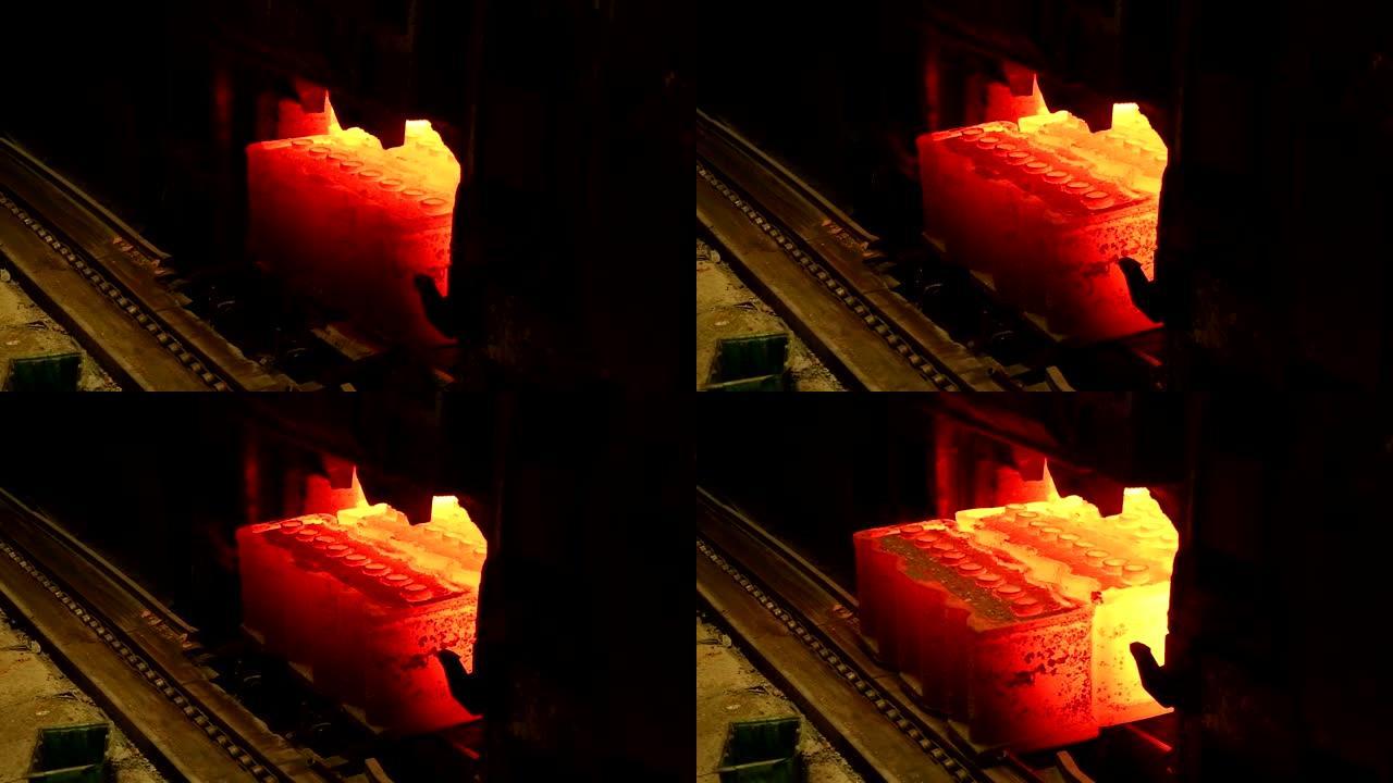 用于将熔融金属铸造成模具的钢铁厂