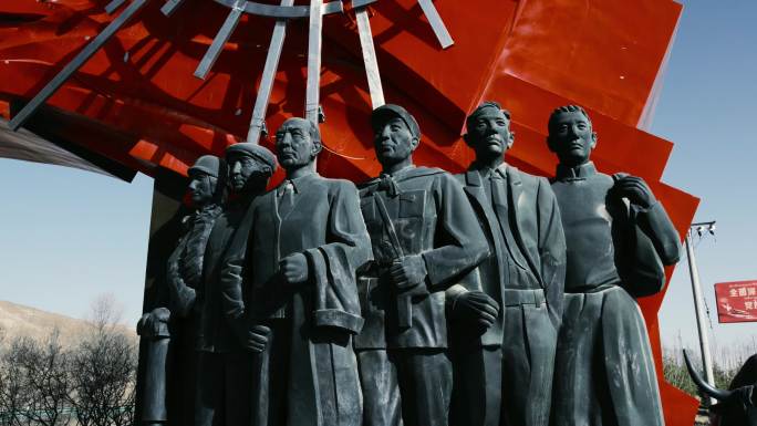 旅游 原子城雕塑