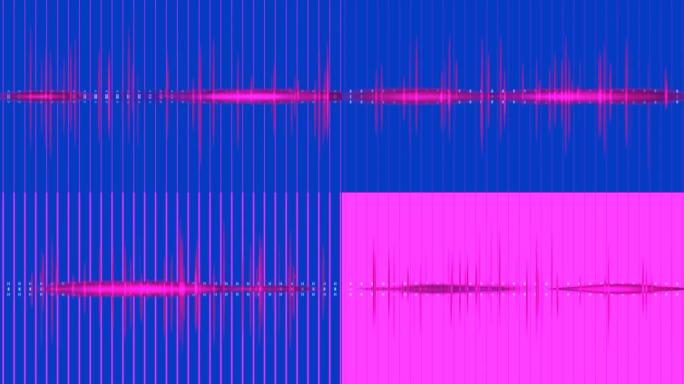 抽象氖示波器背景