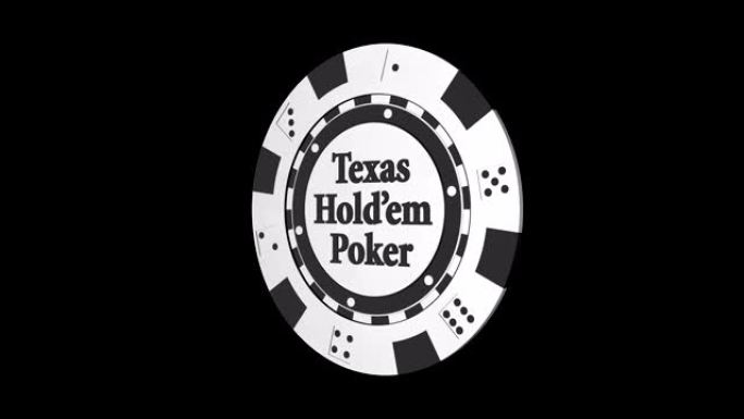 扑克芯片动画，背景，渲染，循环