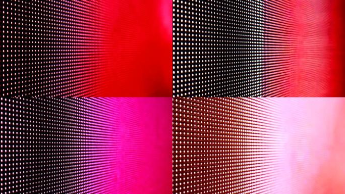 抽象特写明亮彩色发光二极管贴片电视墙抽象背景