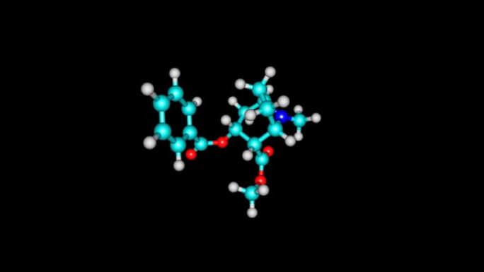 旋转分离可卡因分子